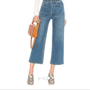 FREE PEOPLE WALES WIDE LEG JEANS SIZE 28
